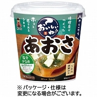 神州一味噌 おいしいね！！あおさ 塩分少なめカップ 19.0g 6食/箱 ※軽（ご注文単位1箱）【直送品】