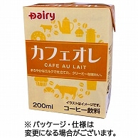 南日本酪農協同 デーリィ カフェオレ 200ml 紙パック 24本/箱 ※軽（ご注文単位1箱）【直送品】