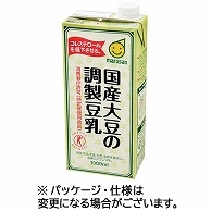 マルサンアイ 国産大豆の調製豆乳 1L 紙パック 6本/箱 ※軽（ご注文単位1箱）【直送品】