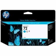 HP HP72 インクカートリッジ シアン 130ml 染料系 C9371A 1個（ご注文単位1個）【直送品】