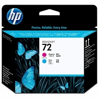 HP HP72 プリントヘッド マゼンタ/シアン C9383A 1個（ご注文単位1個）【直送品】