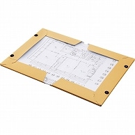 TANOSEE 図面ファイル(クラフトタイプ) A3 2つ折 背幅28mm 5冊/セット（ご注文単位1セット）【直送品】