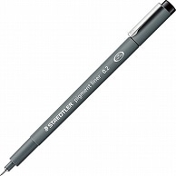 ステッドラー ピグメントライナー 0.2mm 黒 308 02-9 10本/セット（ご注文単位1セット）【直送品】