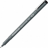 ステッドラー ピグメントライナー 0.3mm 黒 308 03-9 10本/セット（ご注文単位1セット）【直送品】