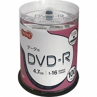 TANOSEE データ用DVD-R 4.7GB 1-16倍速 ホワイトワイドプリンタブル スピンドルケース 100枚/袋（ご注文単位1袋）【直送品】