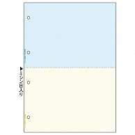 TANOSEE マルチプリンタ帳票(森林認証紙) A4 カラー 2面 4穴 2000枚/箱（ご注文単位1箱）【直送品】