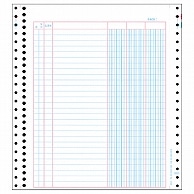 オービック バインダー元帳 Y10×T11 連続用紙 4024 1000枚/箱（ご注文単位1箱）【直送品】