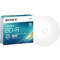 ソニー 録画用BD-R 130分 1-6倍速 ホワイトワイドプリンタブル 5mmスリムケース 10BNR1VJPS6 10枚/袋（ご注文単位1袋）【直送品】