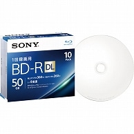 ソニー 録画用BD-R DL 260分 1-4倍速 ホワイトワイドプリンタブル 5mmスリムケース 10BNR2VJPS4 10枚/袋（ご注文単位1袋）【直送品】