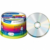 バーベイタム データ用DVD-R 4.7GB 1-16倍速 ブランドシルバー スピンドルケース DHR47J50V1 50枚/袋（ご注文単位1袋）【直送品】