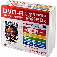 ハイディスク 録画用DVD-R 120分 1-16倍速 ホワイトワイドプリンタブル 5mmスリムケース HDDR12JCP10SC 10枚/袋（ご注文単位1袋）【直送品】