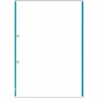 ヒサゴ マルチプリンタ帳票(森林認証紙) 複写タイプ A4 ノーカーボン ブルーライン 2穴 FSCF2200 100枚/冊（ご注文単位1冊）【直送品】