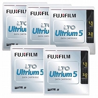 富士フイルム LTO Ultrium5 データカートリッジ バーコードラベル(縦型)付 1.5TB LTO FB UL-5 OREDPX5T 5巻/袋（ご注文単位1袋）【直送品】