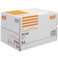 TANOSEE PPC用紙 Pure White B4 フタ無し箱 500枚 5冊/箱（ご注文単位1箱）【直送品】