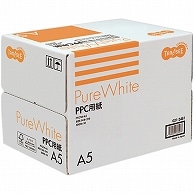 TANOSEE PPC用紙 Pure White A5 フタ無し箱 500枚 10冊/箱（ご注文単位1箱）【直送品】