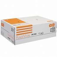 TANOSEE PPC用紙 Pure White A3 フタ無し箱 500枚 3冊/箱（ご注文単位1箱）【直送品】