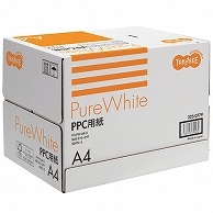 TANOSEE PPC用紙 Pure White A4 フタ無し箱 500枚 5冊/箱（ご注文単位1箱）【直送品】