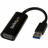 StarTech.com スリムタイプ USB3.0-VGA変換アダプタ マルチディスプレイ対応 USB32VGAES 1個（ご注文単位1個）【直送品】