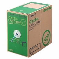 エレコム LANケーブル(Cat5e 単線) ブルー 300m RoHS指令準拠(10物質) LD-CT2/BU300/RS 1箱（ご注文単位1箱）【直送品】