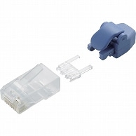 エレコム RJ45コネクタ(Cat6 単線ヨリ線共通) LD-6RJ45T10/TP 10個/袋（ご注文単位1袋）【直送品】