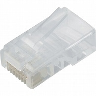 エレコム ツメの折れないLANコネクタ カテゴリー5E 単線用 LD-RJ45T10/T 10個/袋（ご注文単位1袋）【直送品】