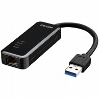 バッファロー Giga対応 Type-A USB3.2(Gen1)用LANアダプター ブラック LUA5-U3-AGTE-BK 1台（ご注文単位1台）【直送品】