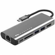 フィールドスリー Portable 6 in 1 USB-C ハブ HCM006AP2F 1個（ご注文単位1個）【直送品】