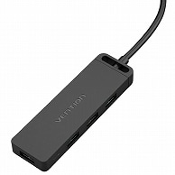 ベンション Type-C to 4ポートUSB3.0ハブ ABSタイプ ブラック TG-8221 1台（ご注文単位1台）【直送品】