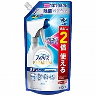 P&G ファブリーズ プレミアム 速乾ジェット 無香料 アルコール成分入り つめかえ用 特大 640ml 1個（ご注文単位1個）【直送品】