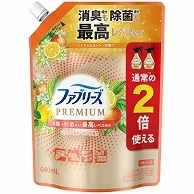 P&G ファブリーズW除菌＋消臭 プレミアム シトラス&ガーデンの香り つめかえ用 特大 640ml 1個（ご注文単位1個）【直送品】