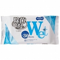 TANOSEE フローリングワイパーシート 除菌 ウエットタイプ 30枚/袋（ご注文単位1袋）【直送品】