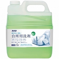 カネヨ石鹸 台所用洗剤 ライム 4L 3本/セット（ご注文単位1セット）【直送品】