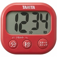 タニタ 抗菌でか見えタイマー チェリーレッド TD-429-RD 1個（ご注文単位1個）【直送品】