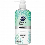 花王 キュキュット Natural Days＋除菌 ヴァーベナ&シトラスの香り ポンプ 500ml 1本（ご注文単位1本）【直送品】