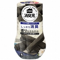 小林製薬 お部屋の消臭元 心がなごむ炭の香り 400ml 3個/セット（ご注文単位1セット）【直送品】