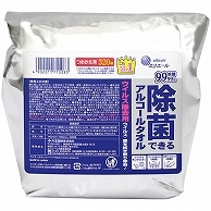 大王製紙 エリエール 除菌できるアルコールタオル ウイルス除去用 大容量 つめかえ用 320枚 8袋/箱（ご注文単位1箱）【直送品】