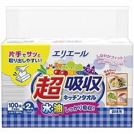 大王製紙 エリエール 超吸収キッチンタオル シートタイプ 100組 40個/箱（ご注文単位1箱）【直送品】