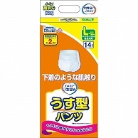 カミ商事 エルモア いちばん うす型パンツ L-LL 14枚 4袋/箱（ご注文単位1箱）【直送品】