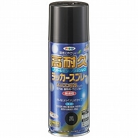 アサヒペン 高耐久ラッカースプレー 300ml 黒 AP5116 6本/セット（ご注文単位1セット）【直送品】