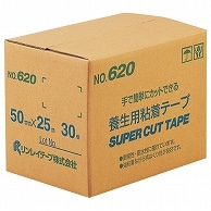 リンレイテープ 養生テープ 620 50mm×25m 30巻/セット（ご注文単位1セット）【直送品】