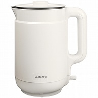 YAMAZEN 電気ケトル 1.5L ホワイト YKP-1512(W) 1台（ご注文単位1台）【直送品】