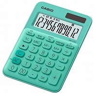 カシオ カラフル電卓 ミニジャストタイプ 12桁 ミントグリーン MW-C20C-GN-N 1台（ご注文単位1台）【直送品】