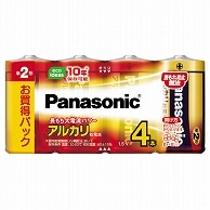 パナソニック アルカリ乾電池 単2形 LR14XJ/4SW 4本/袋（ご注文単位1袋）【直送品】