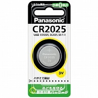 パナソニック コイン形リチウム電池 3V CR2025P 1個（ご注文単位1個）【直送品】