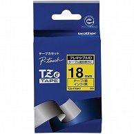 ブラザー ピータッチ TZeテープ フレキシブルIDテープ 18mm 黄/黒文字 TZE-FX641 1個（ご注文単位1個）【直送品】