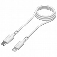 多摩電子工業 USB Type-C to Lightningケーブル 抗菌 ホワイト 1.0m TH212LC10QW 1本（ご注文単位1本）【直送品】