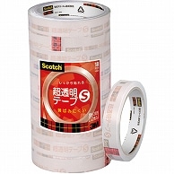 3M スコッチ 超透明テープS 大巻 18mm×35m BK-18N 10巻/袋（ご注文単位1袋）【直送品】