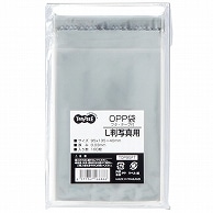 TANOSEE OPP袋 フタ・テープ付 L判写真用 95×135＋40mm 1000枚/箱（ご注文単位1箱）【直送品】