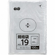 TANOSEE 規格袋 19号 0.02×400×550mm 1000枚/箱（ご注文単位1箱）【直送品】