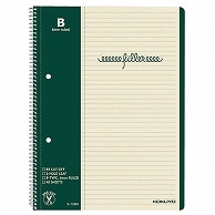 コクヨ フィラーノート(スパイラルとじ) B5 2穴 B罫(マージン罫入) 40枚 ス-10BN 1冊（ご注文単位1冊）【直送品】